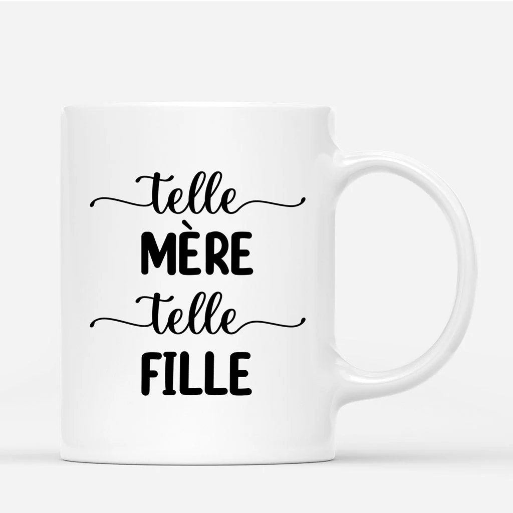 Mug Personnalisé Maman - Telle Mère Telle Fille Version Mer - Image 3