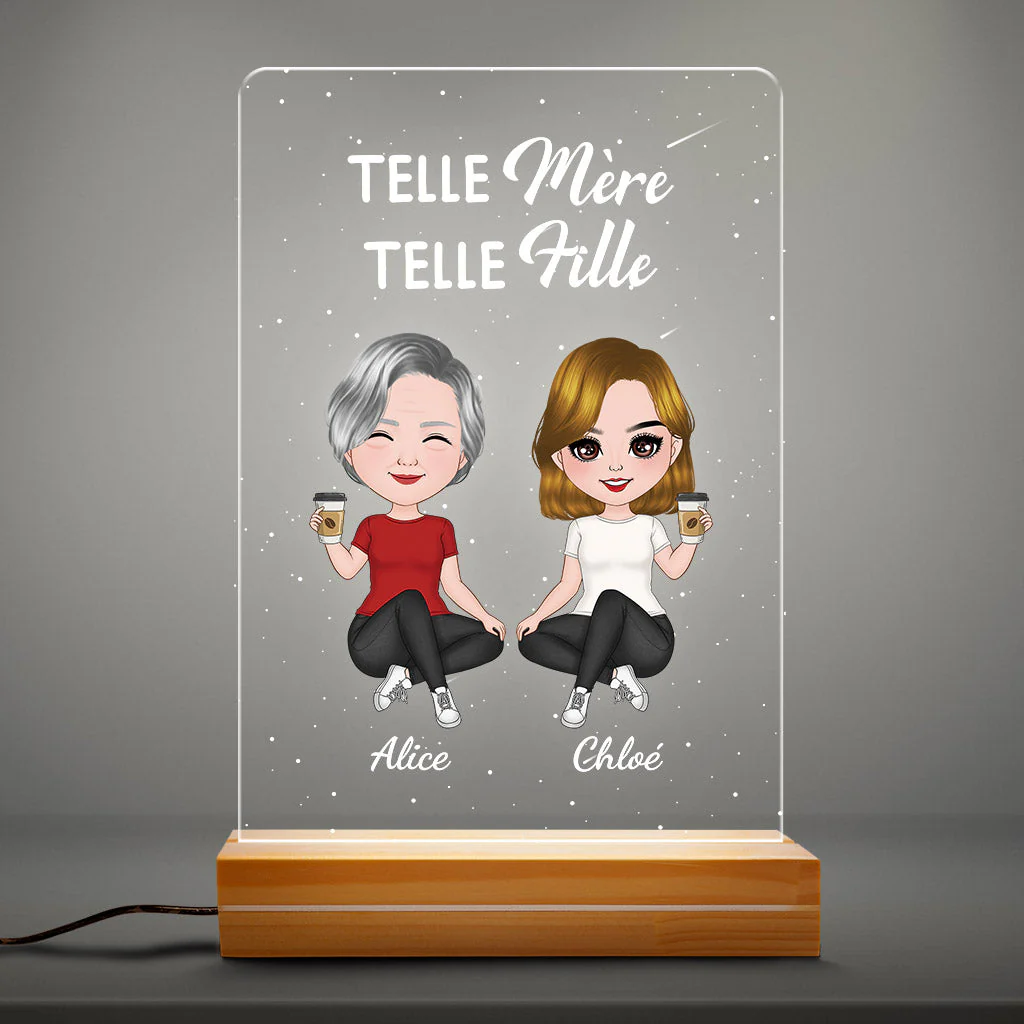 Veilleuse Personnalisable - Telle Mère Telle Fille - Image 3