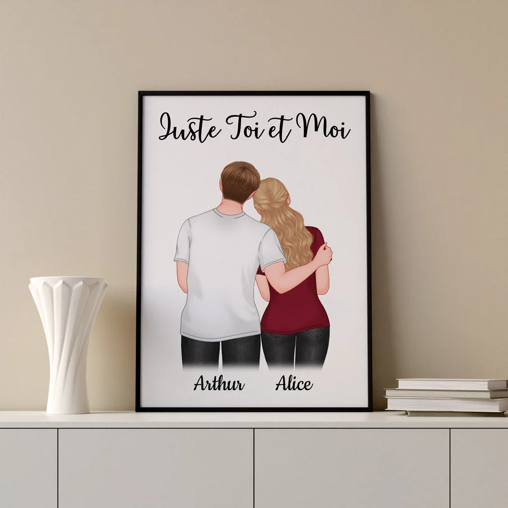 Poster Juste Toi Et Moi Personnalisé - Image 3
