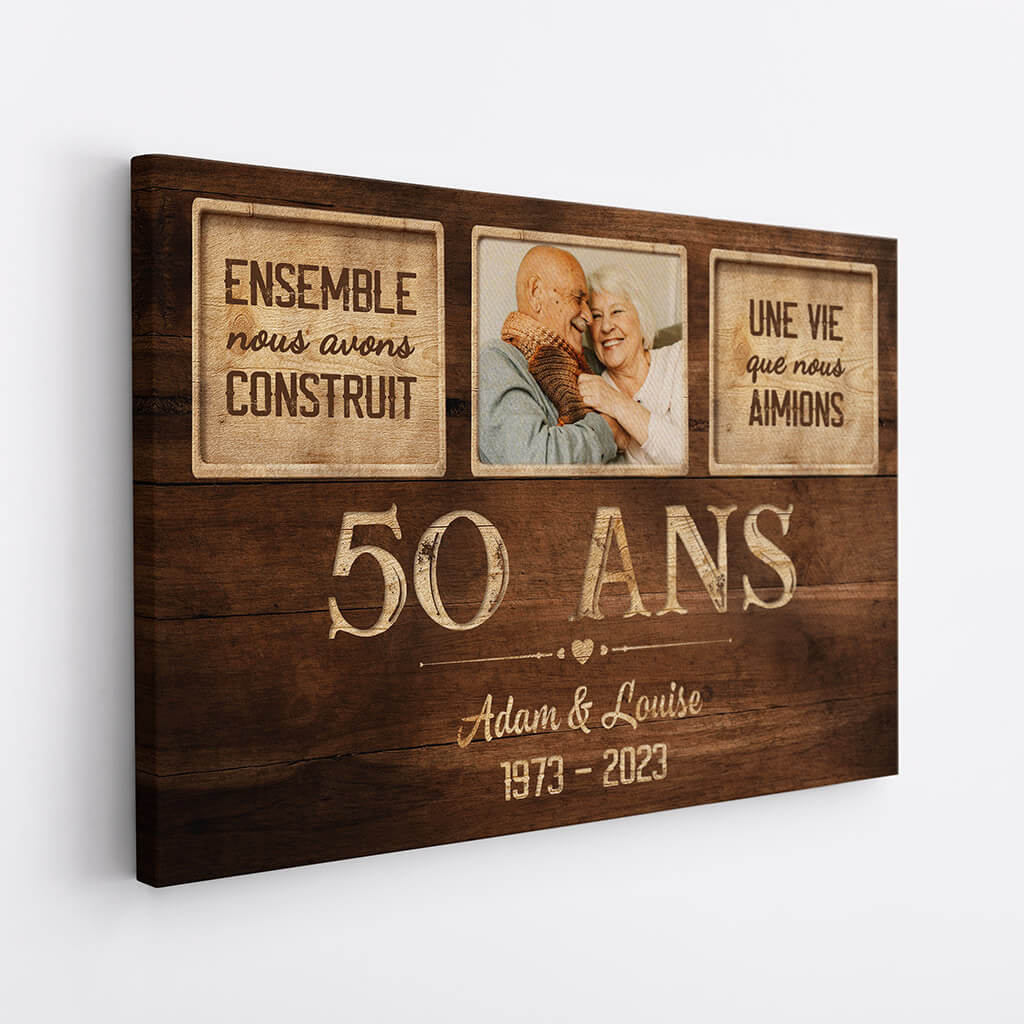 Toile Personnalisée - Ensemble Nous Avons Construit Une Vie - Image 2
