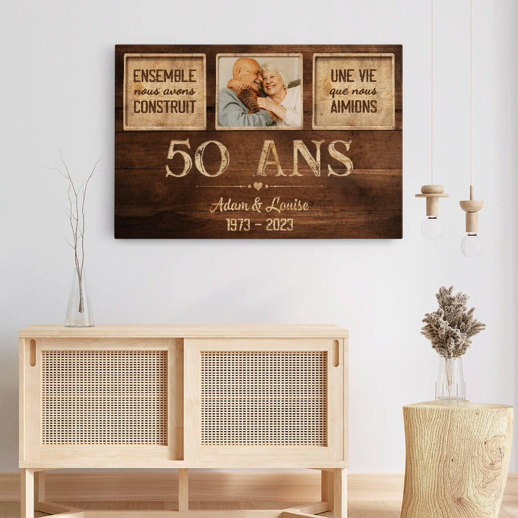 Toile Personnalisée - Ensemble Nous Avons Construit Une Vie - Image 3