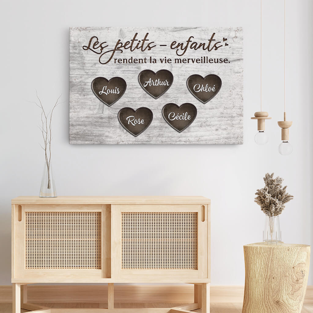 Toile Personnalisée - Les Petits Enfants Rendent La Vie Merveilleuse - Image 3