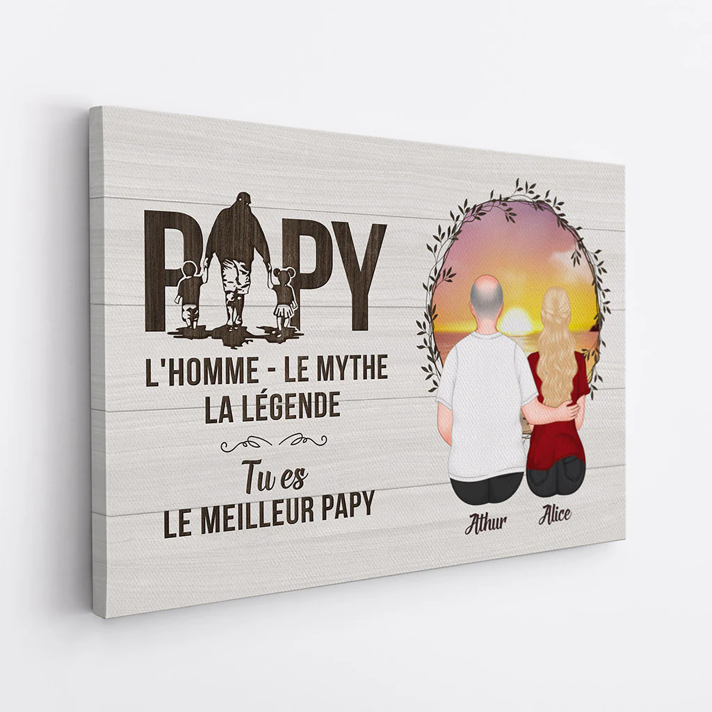 Toile Personnalisé - L'Homme Le Mythe La Légende Paysage - Image 2