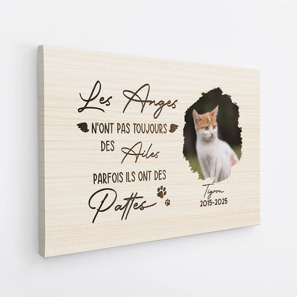 Toile Personnalisée Chien Avec Citation - Image 2