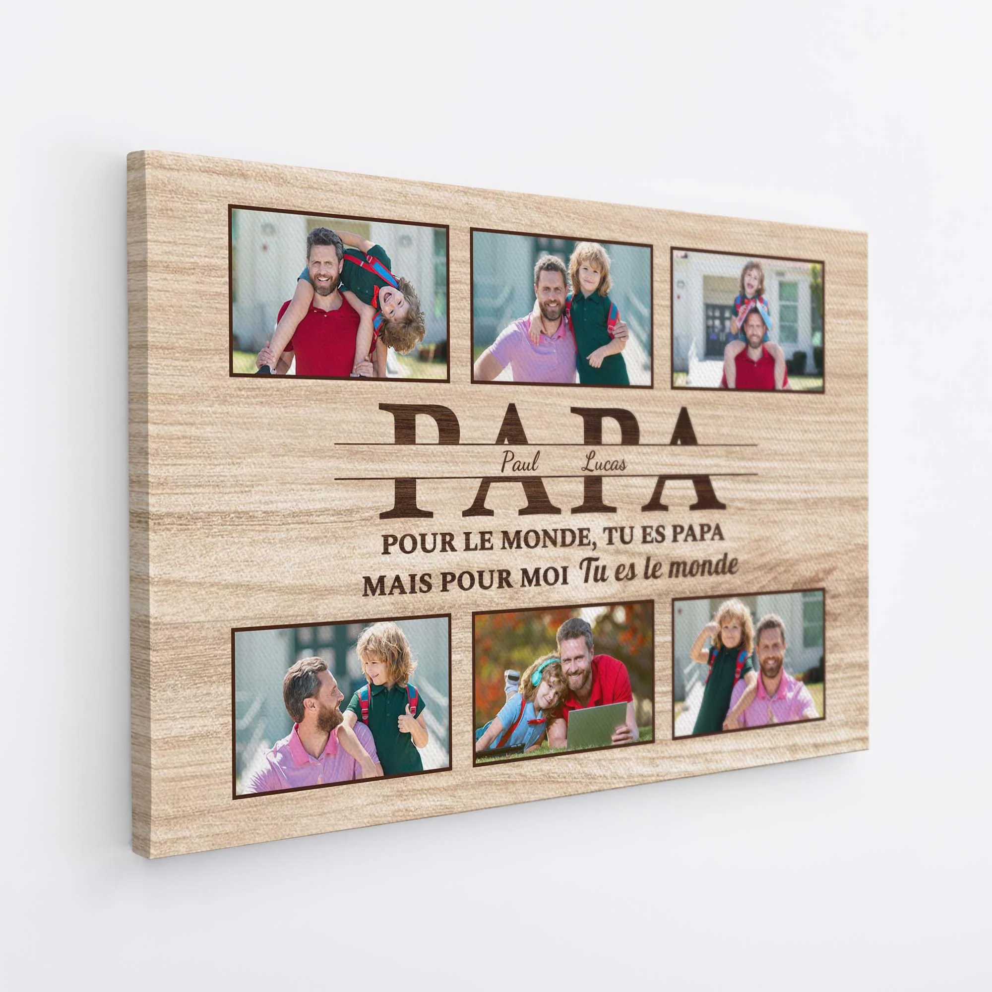 Tableau Maman | Photo Tu Es Le Monde Personnalisé - Image 2