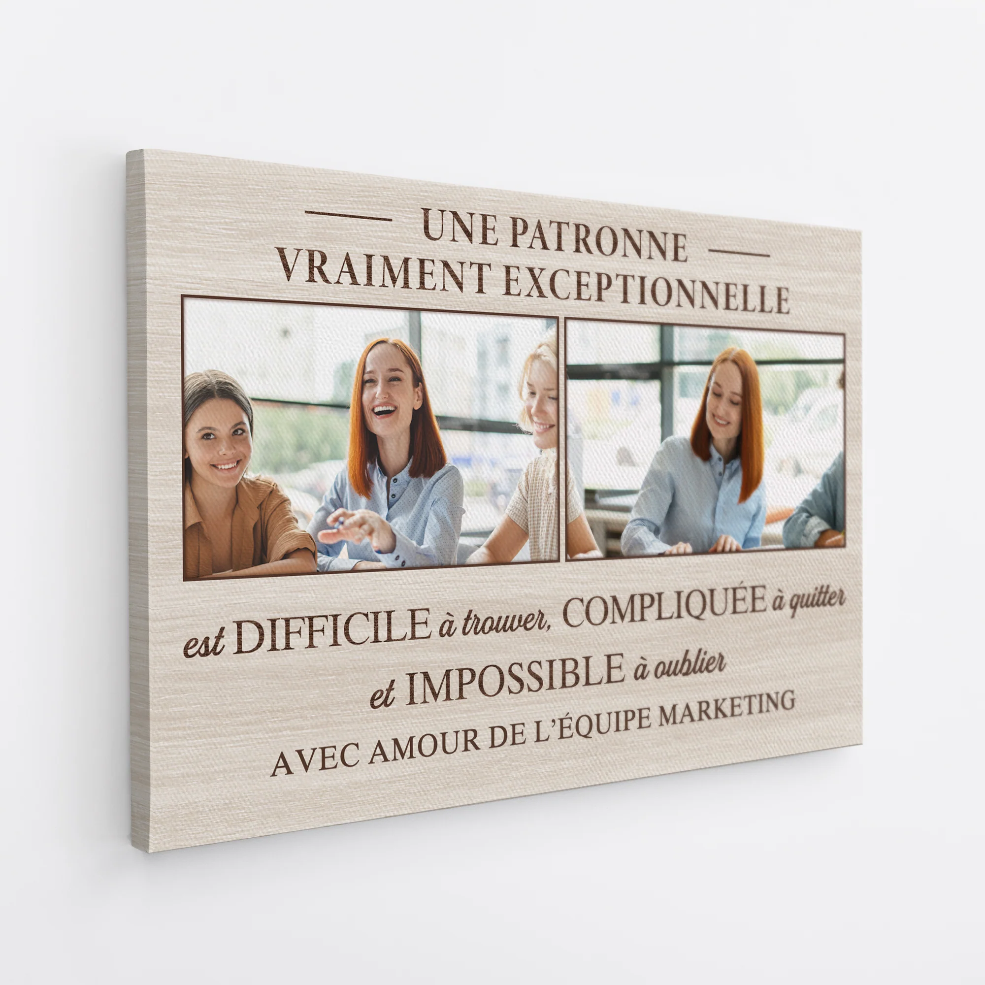 Toile Personnalisée Photos - Un Patron Vraiment Exceptionnel - Image 2
