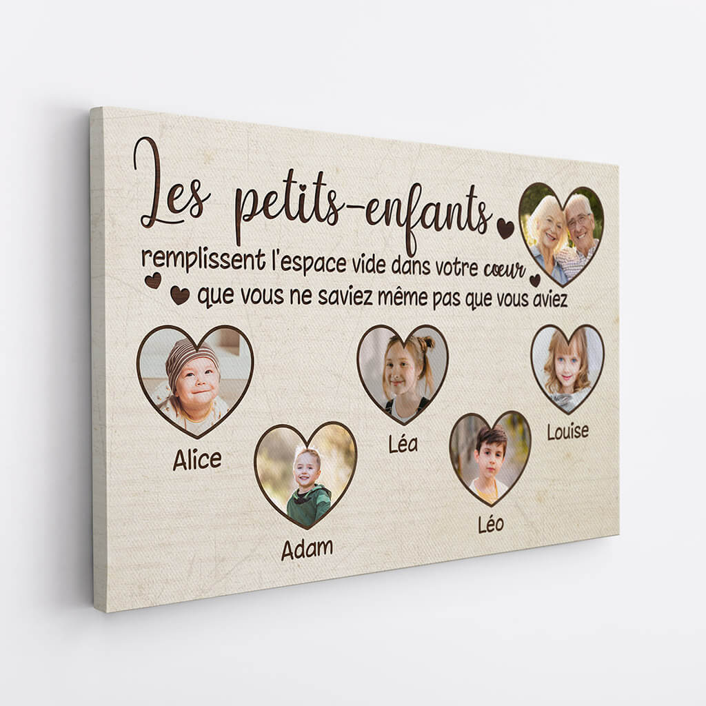 Toile Personnalisée - Un Petit-Enfant Remplit l'Espace Vide Dans Votre Cœur - Image 2