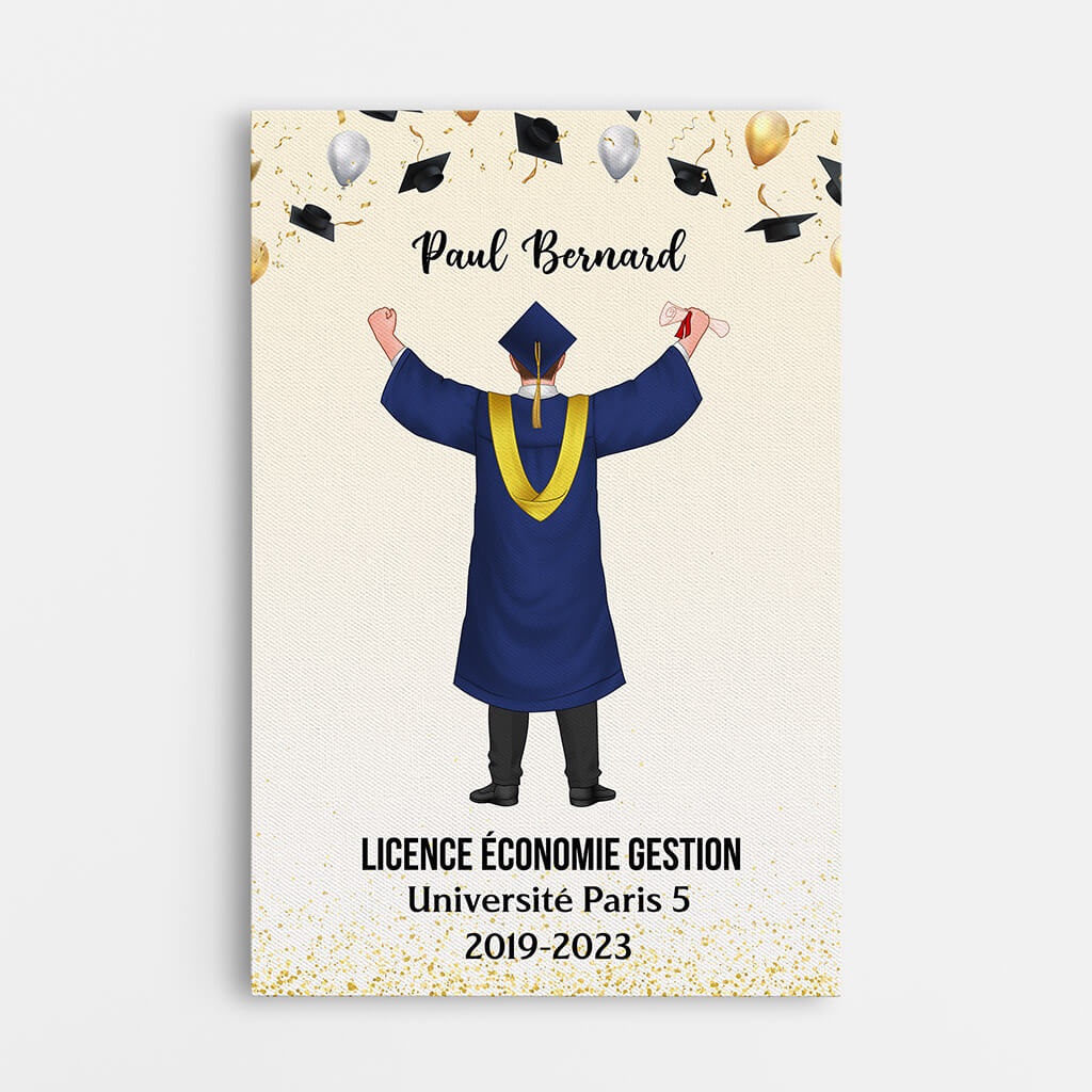 Toile Personnalisée - Votre Diplôme
