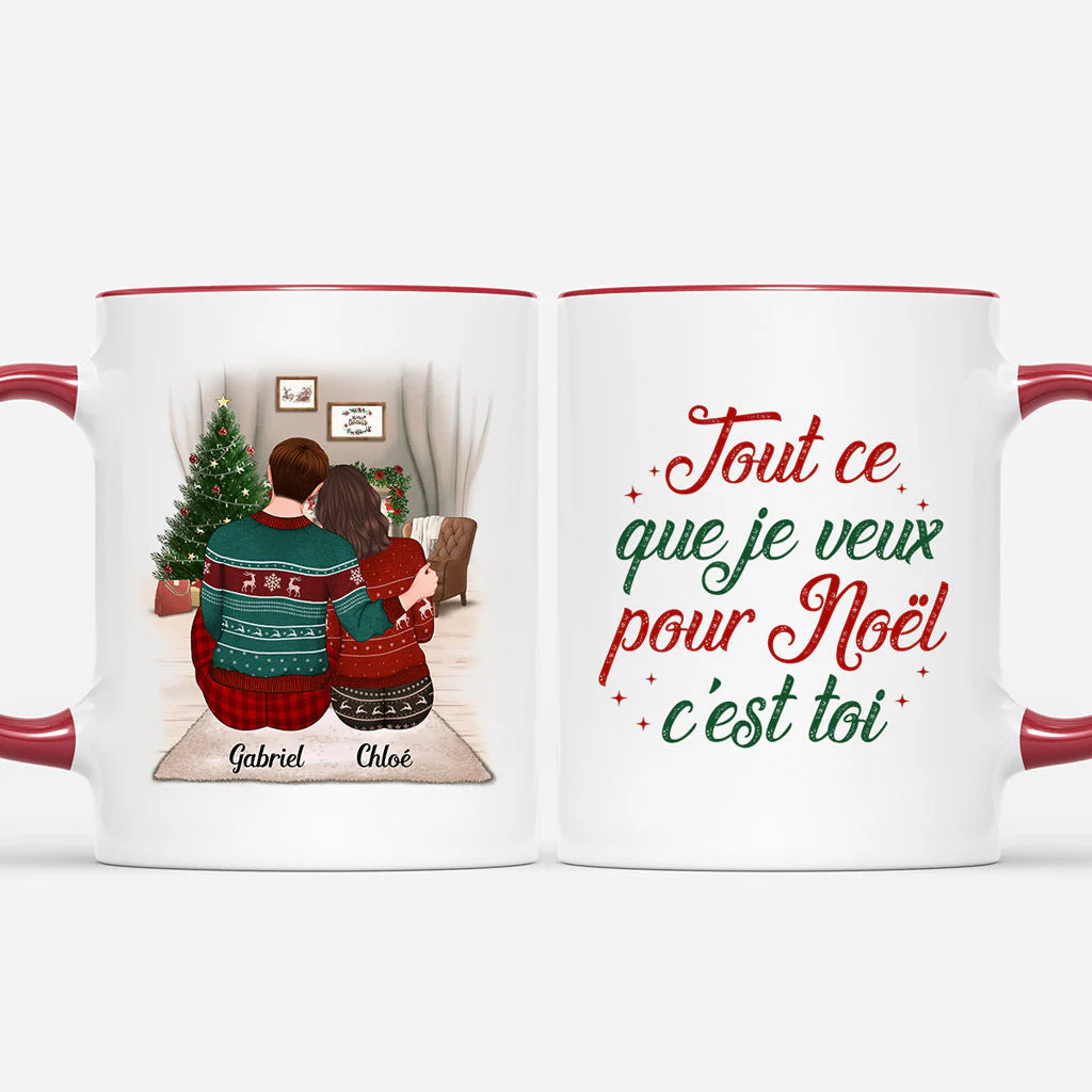 Mug personnalisé pour Noël – Tout Ce Que Je Veux C’est Toi