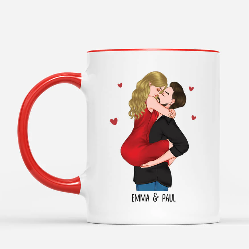 Mug Personnalisé Couple – Tu Es Mon Petit Monde Parfait - Image 2