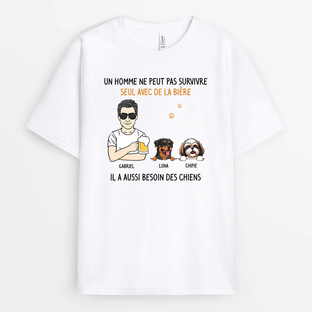Cadeau Personnalisé Homme Pas Cher - T-shirt Personnalisé Homme