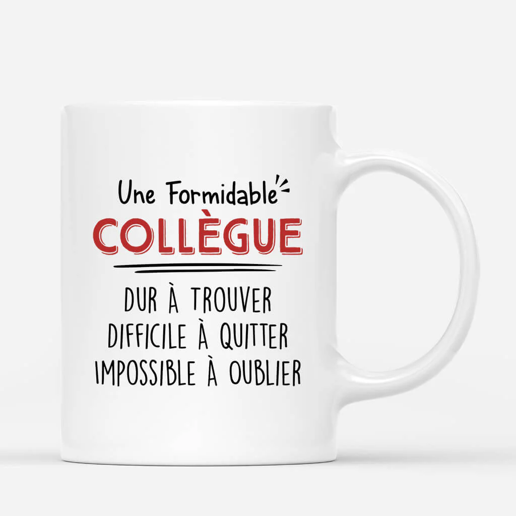 Mug personnalisé collègue amie - Une formidable collègue - Image 3