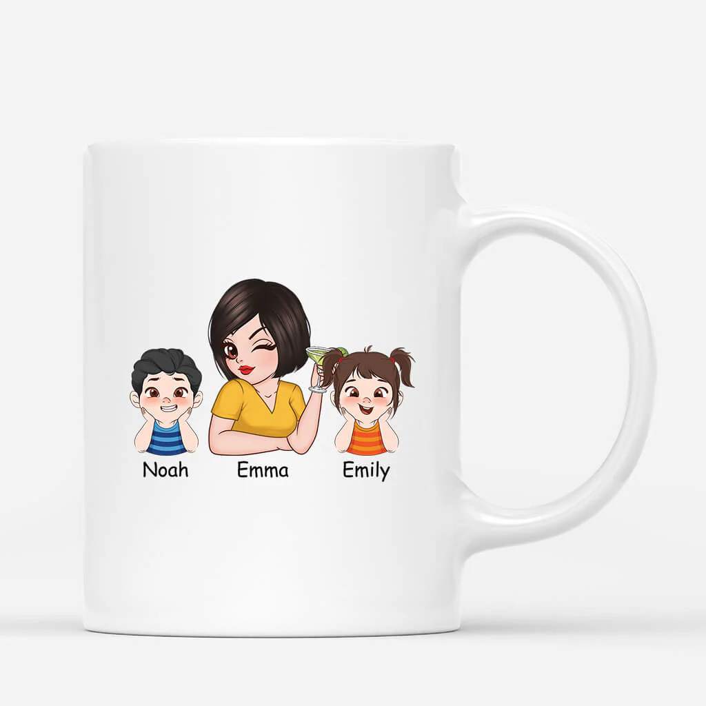 Mug nounou personnalisé – Une merveilleuse nounou - Image 2