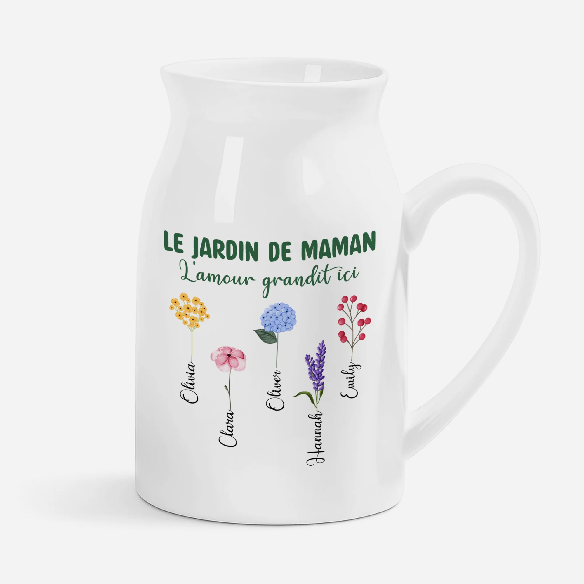 Vase Personnalisé | Le Jardin De Mamie Maman