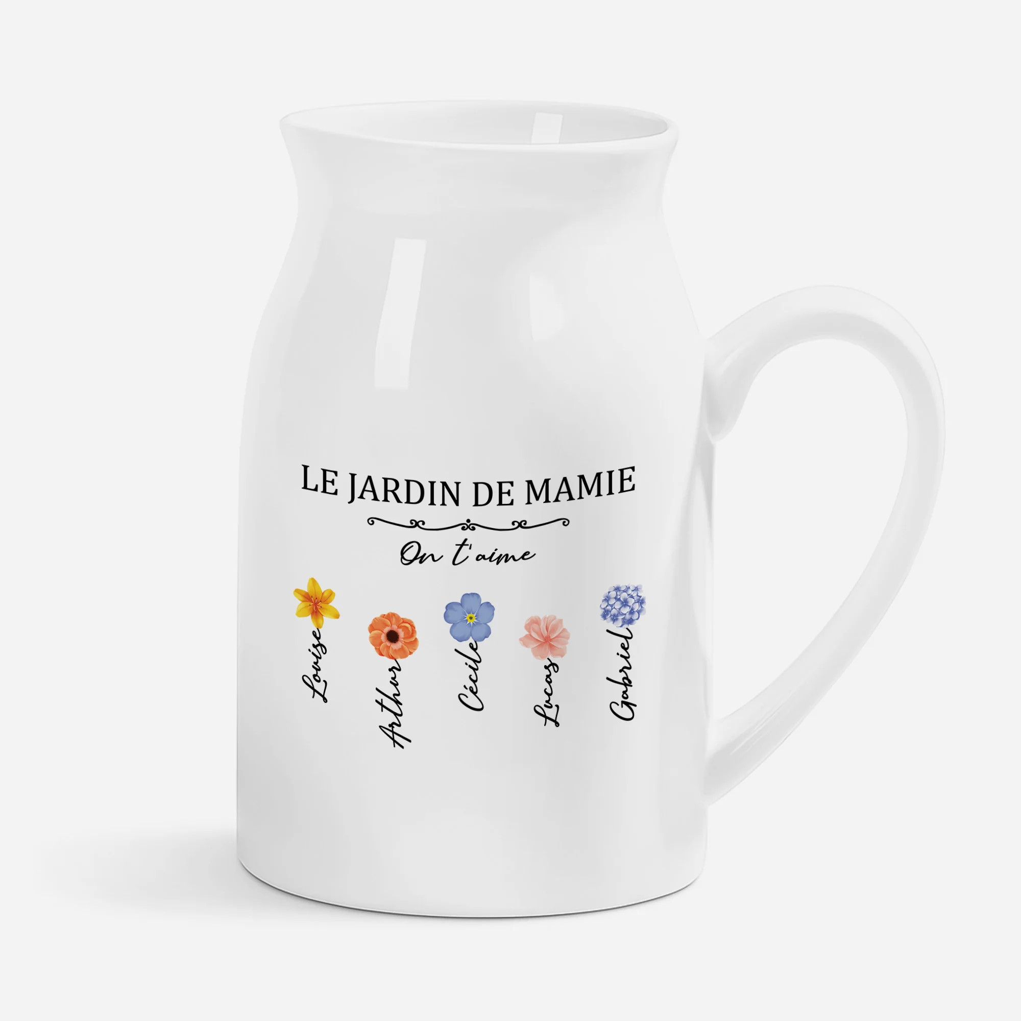 Vase Personnalisable | Le Jardin De Mamie Maman