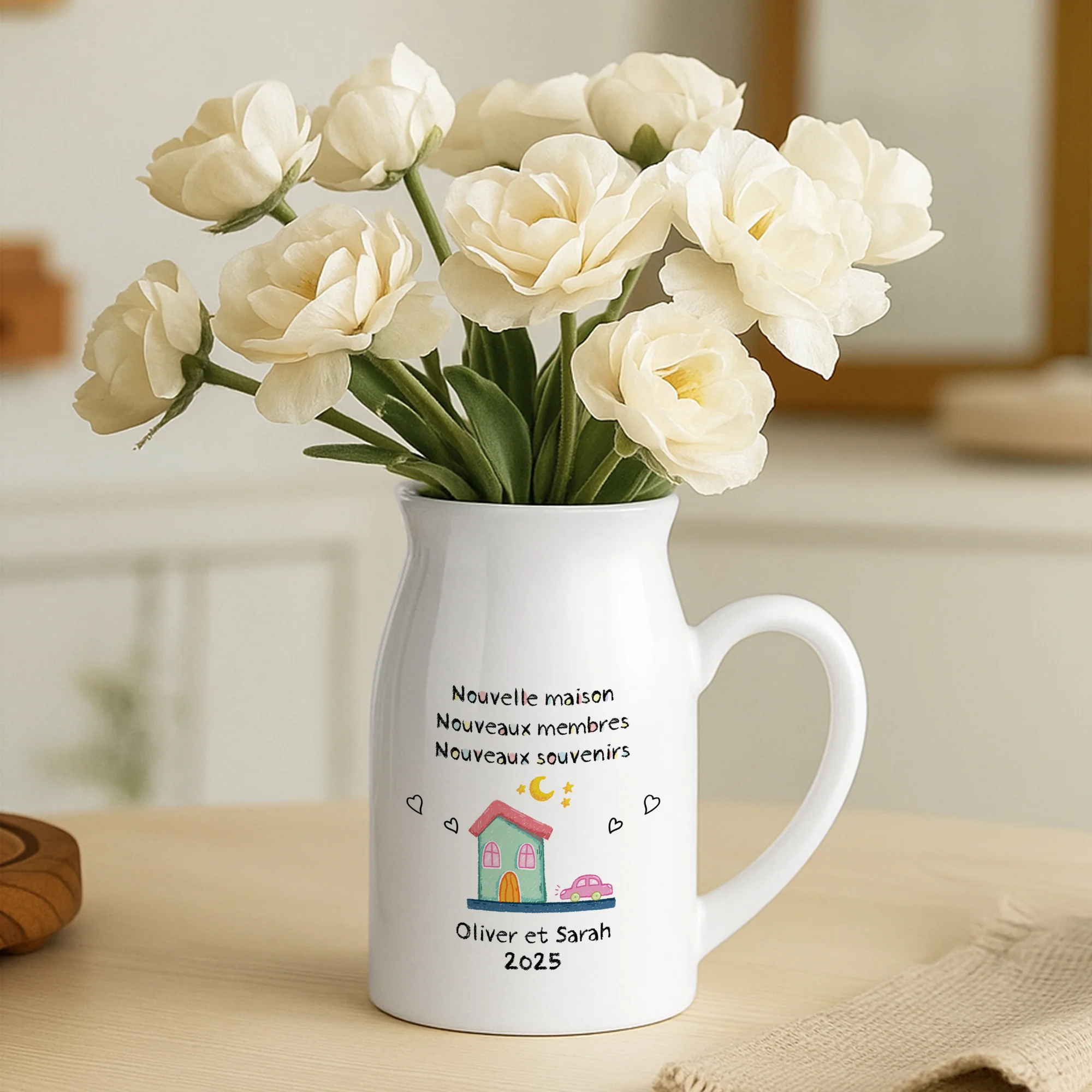 Vase Personnalisable Couple - Nouvelle Maison Colorée - Image 2