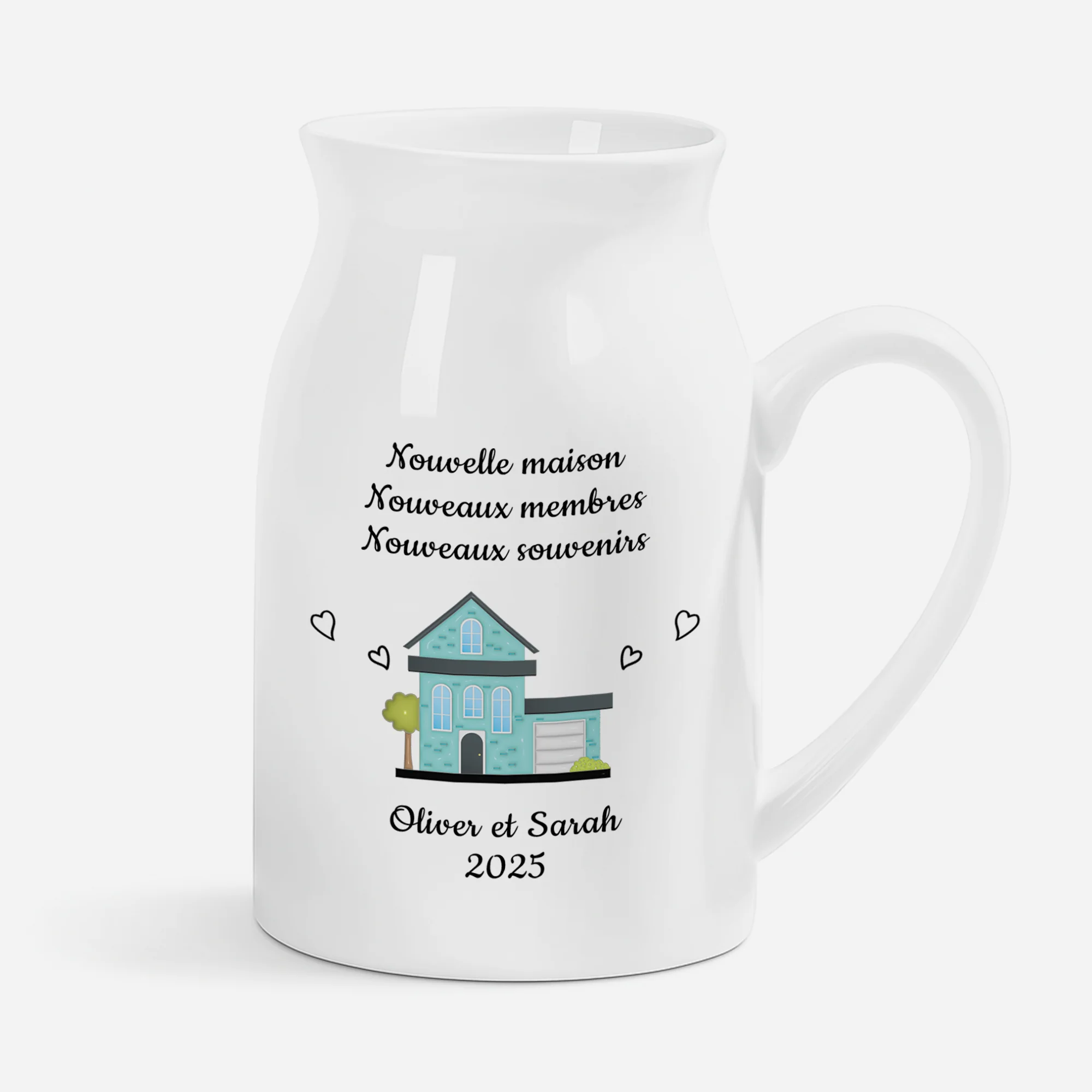 Vase Personnalisé Couple – Nouvelle Maison, Nouveaux Souvernirs