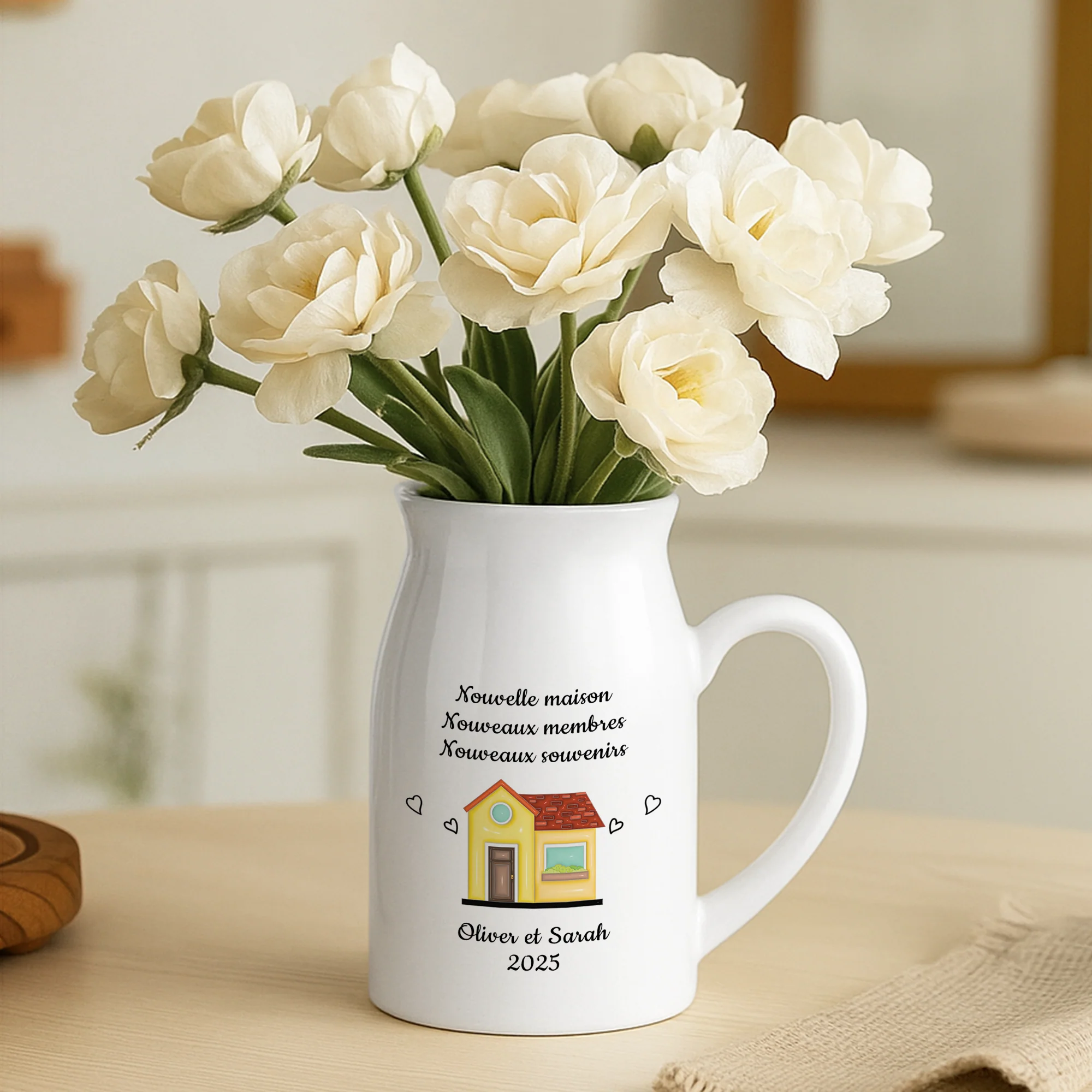 Vase Personnalisé Couple – Nouvelle Maison, Nouveaux Souvernirs - Image 2