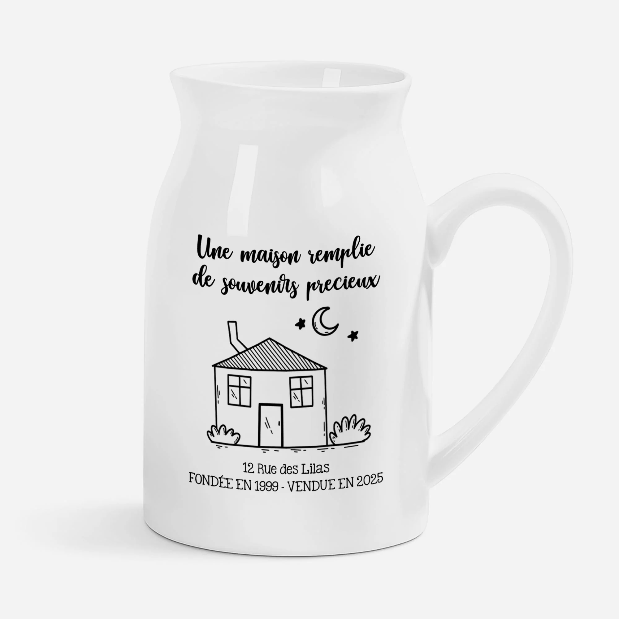 Vase personnalisé – La maison des souvenirs de famille