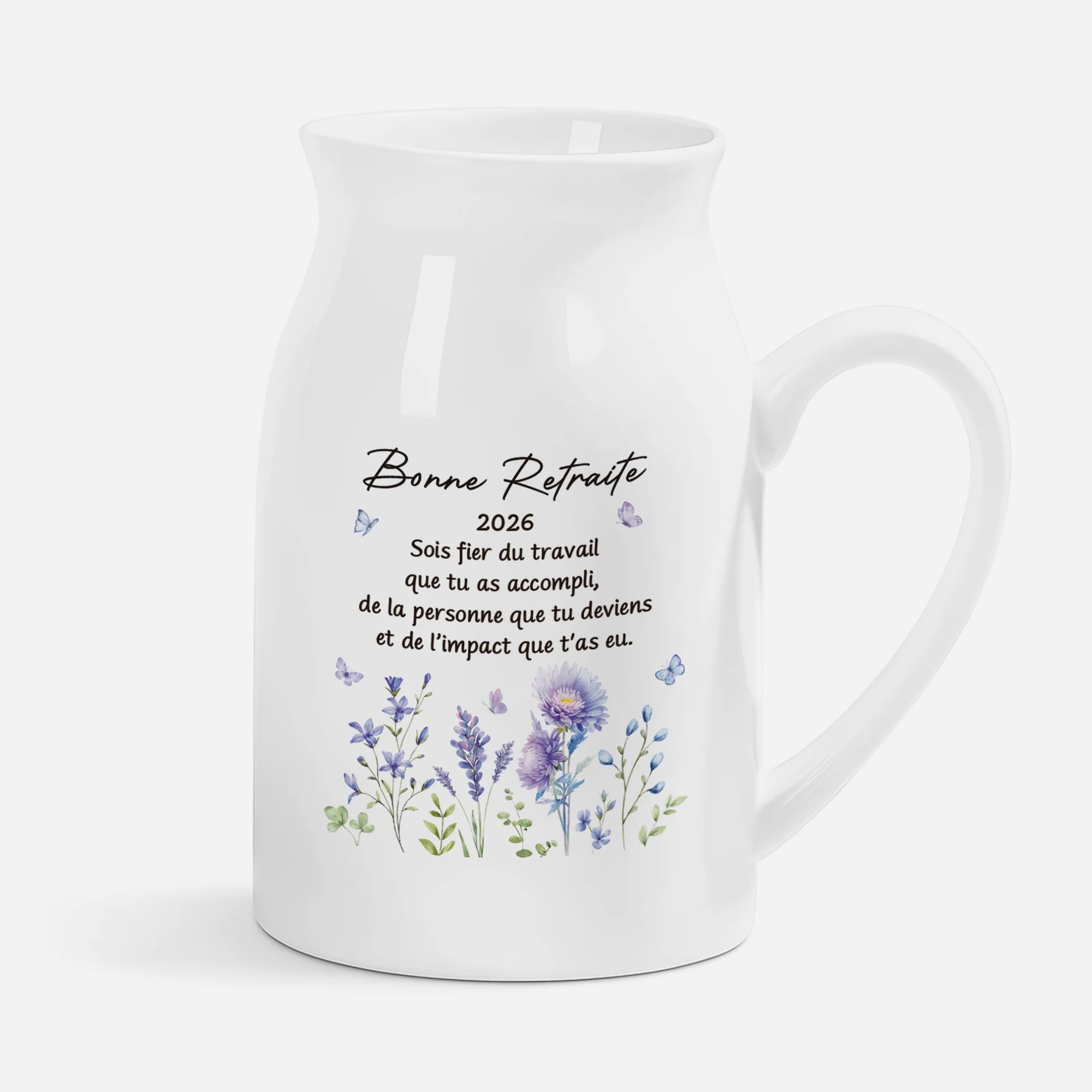 Vase À Personnaliser | Bonne Retraite