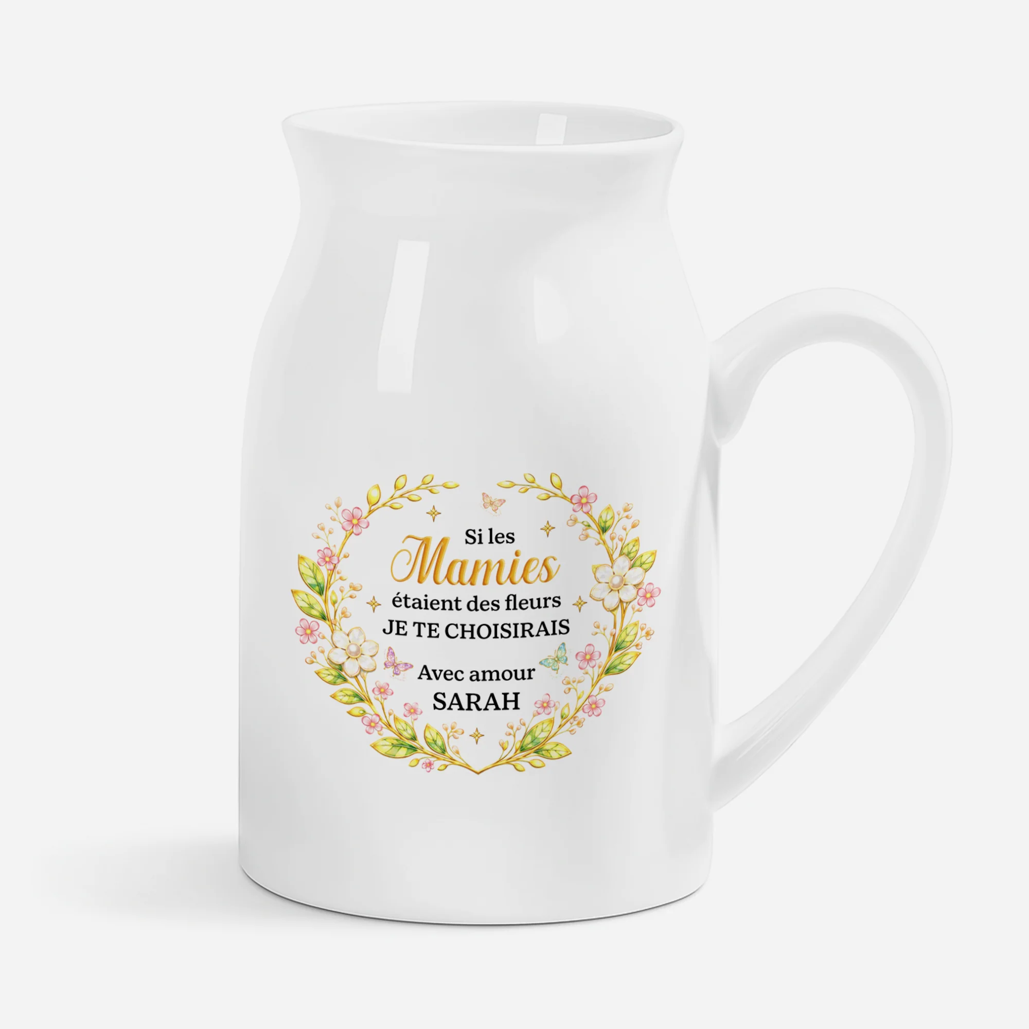 Vase Personnalisé | Je Te Choisirais Mamie Maman