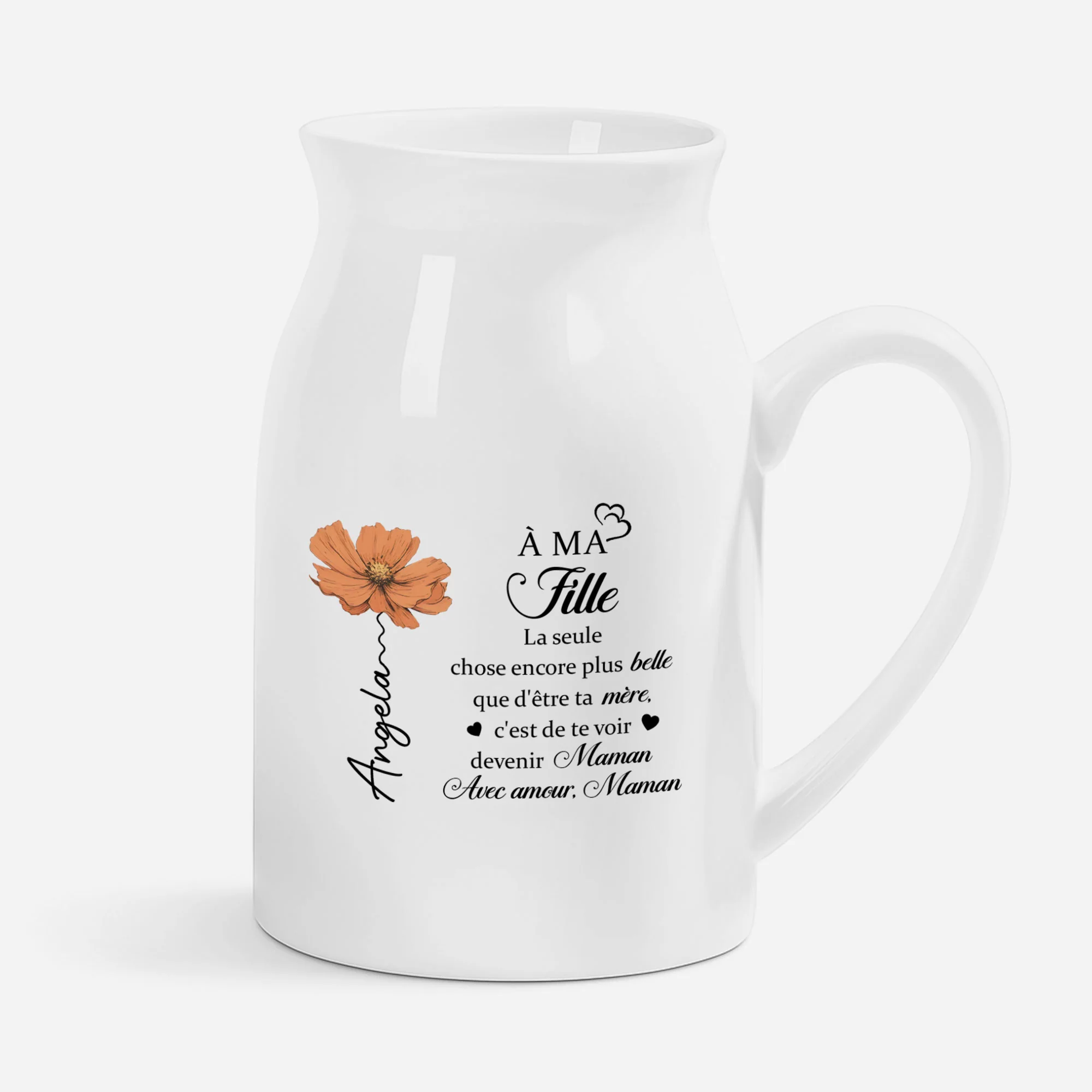Vases Personnalisés | Devenir Nouvelle Maman Et Mamie