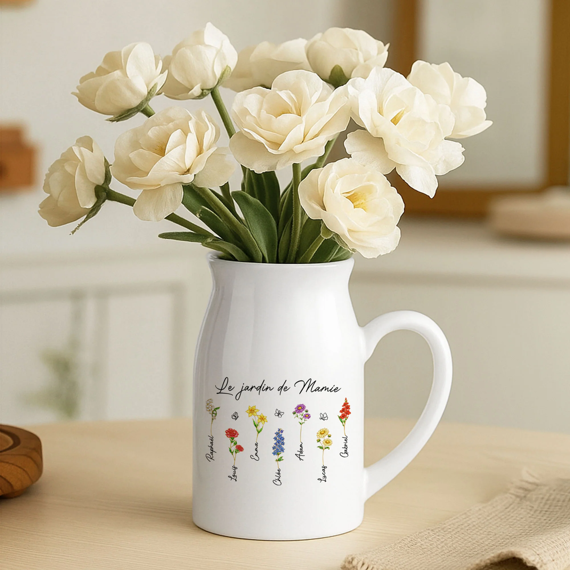 Vase Personnalisé Maman - Le Jardin De Maman - Image 2