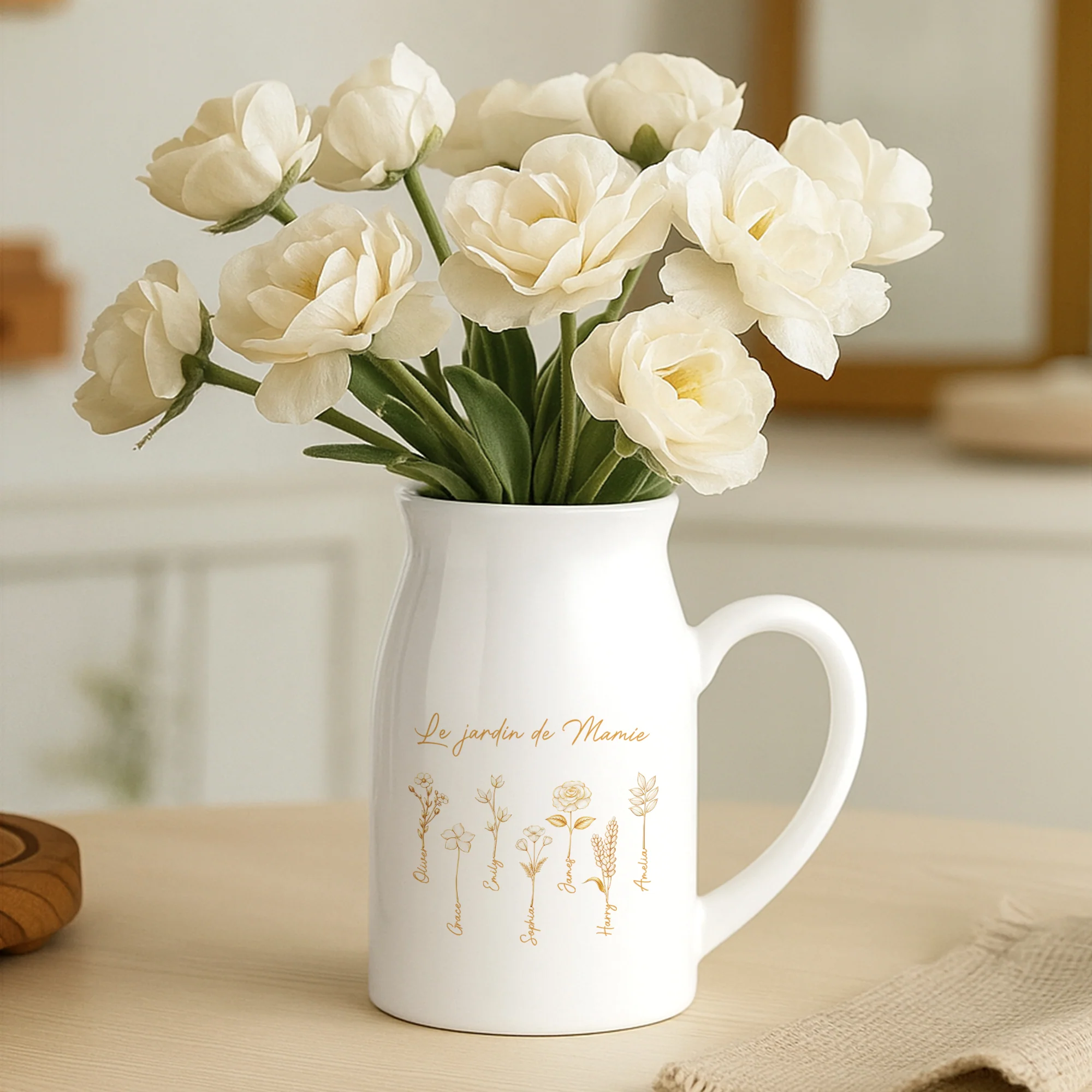 Vase Personnalisé Prénom Enfant - Le Jardin De Mamie Maman - Image 2