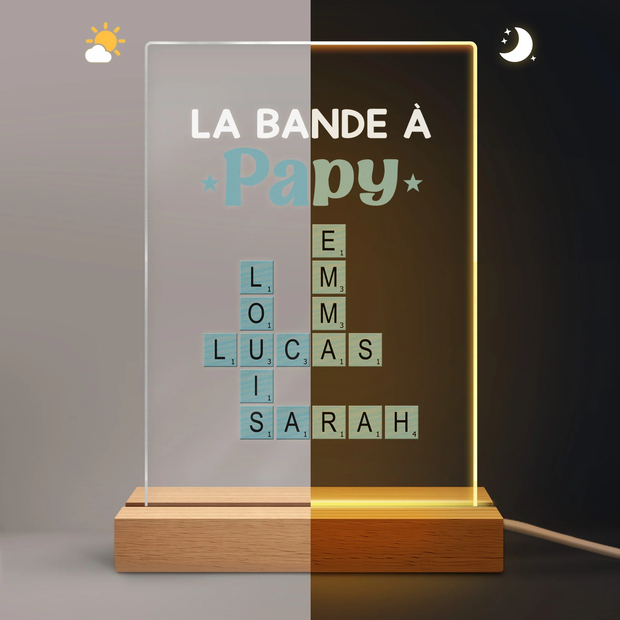 Veilleuse LED Personnalisée -  La Bande De Maman - Image 5