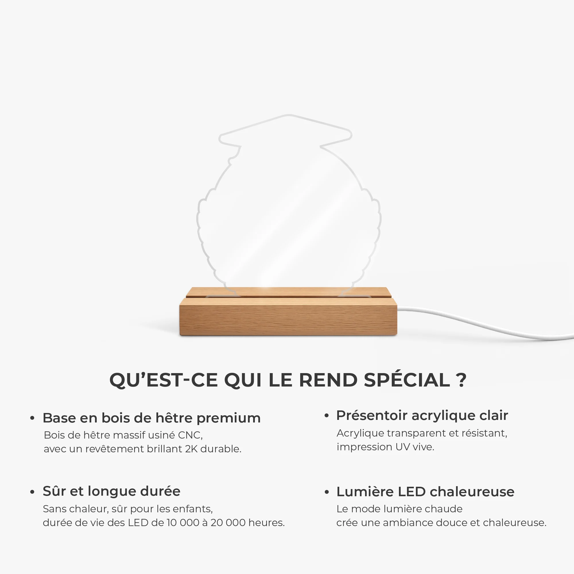 Veilleuse Personnalisée | Félicitation Diplôme Tous Tes Souvenirs - Image 4