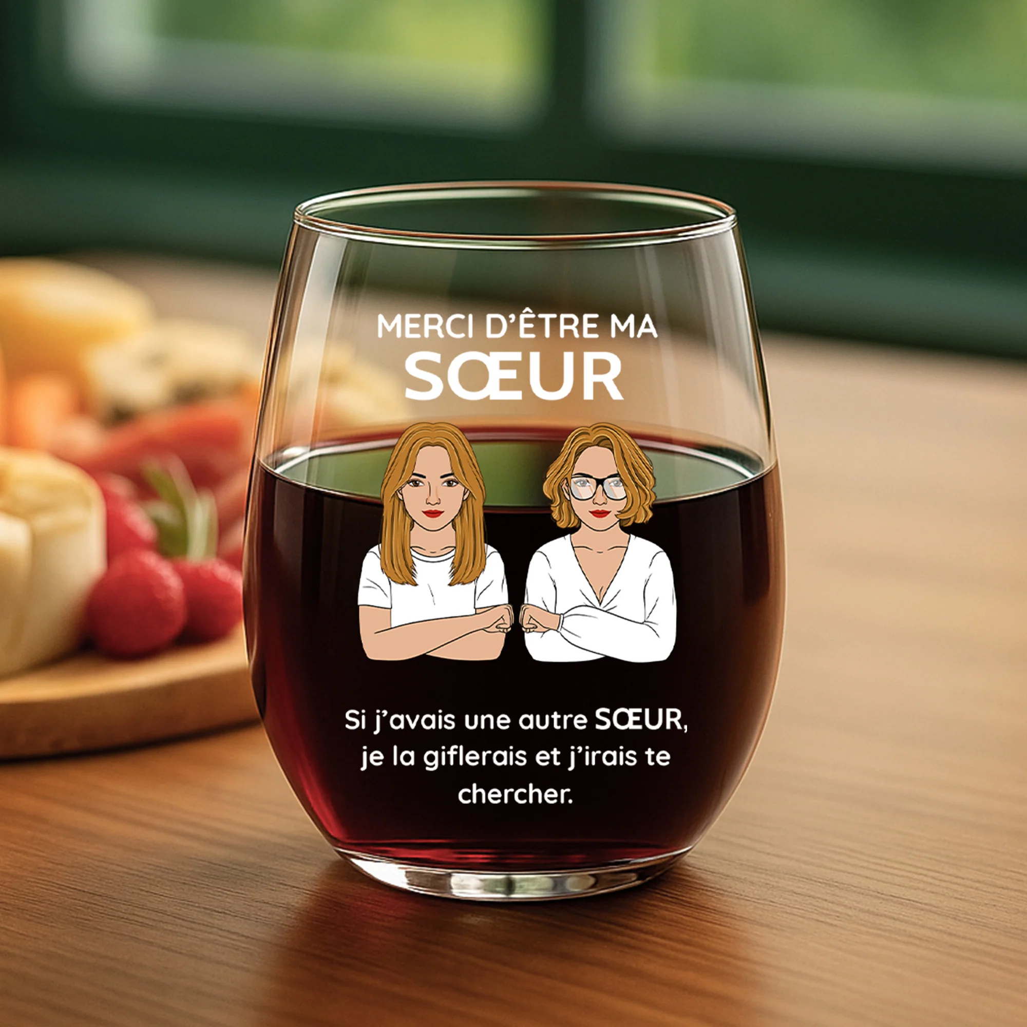 Verre pour Homme Personnalisé - Merci d’Être Mon Frère - Image 2