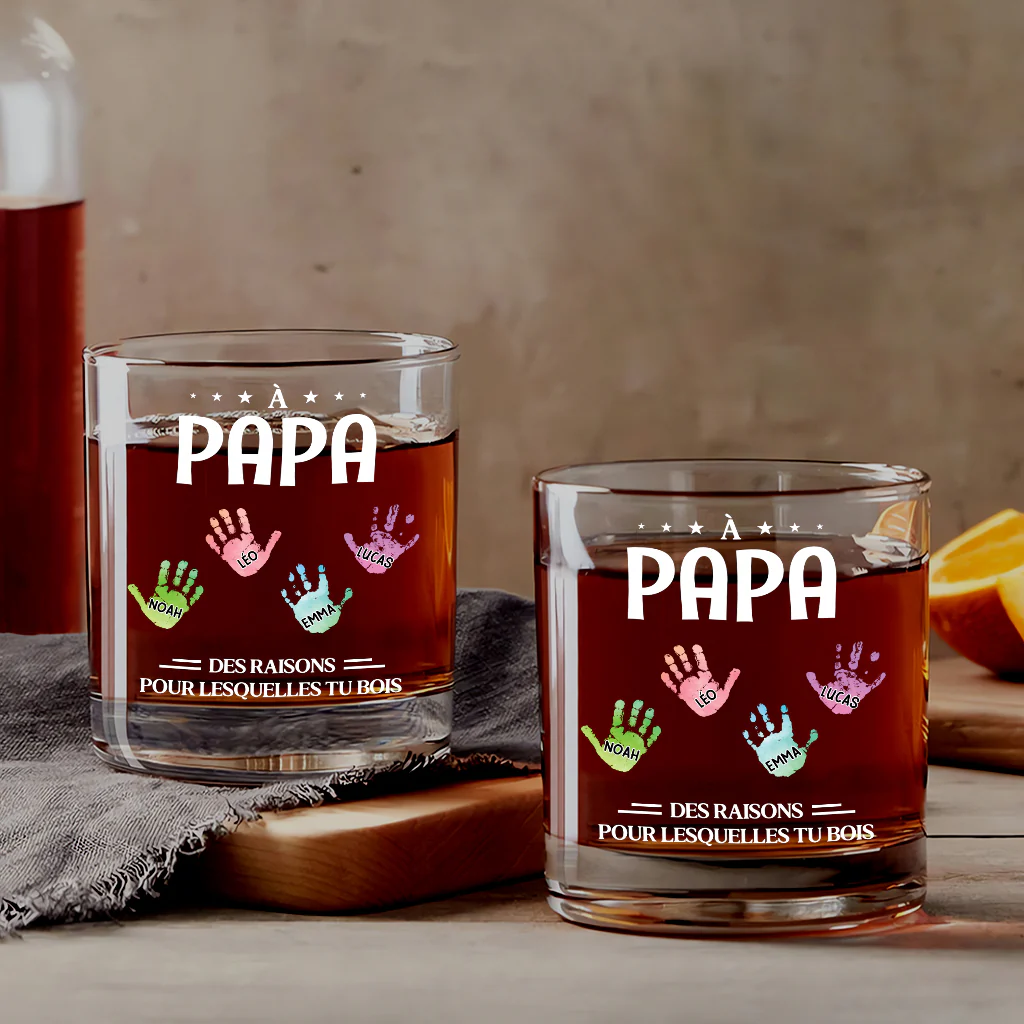 Verre À Whisky Personnalisé - À Papa