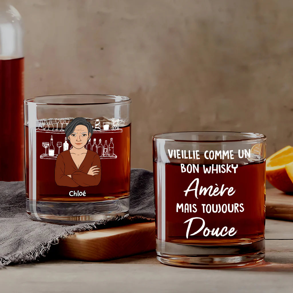 Verre À Whisky Personnalisé -  Amère Mais Toujours Douce