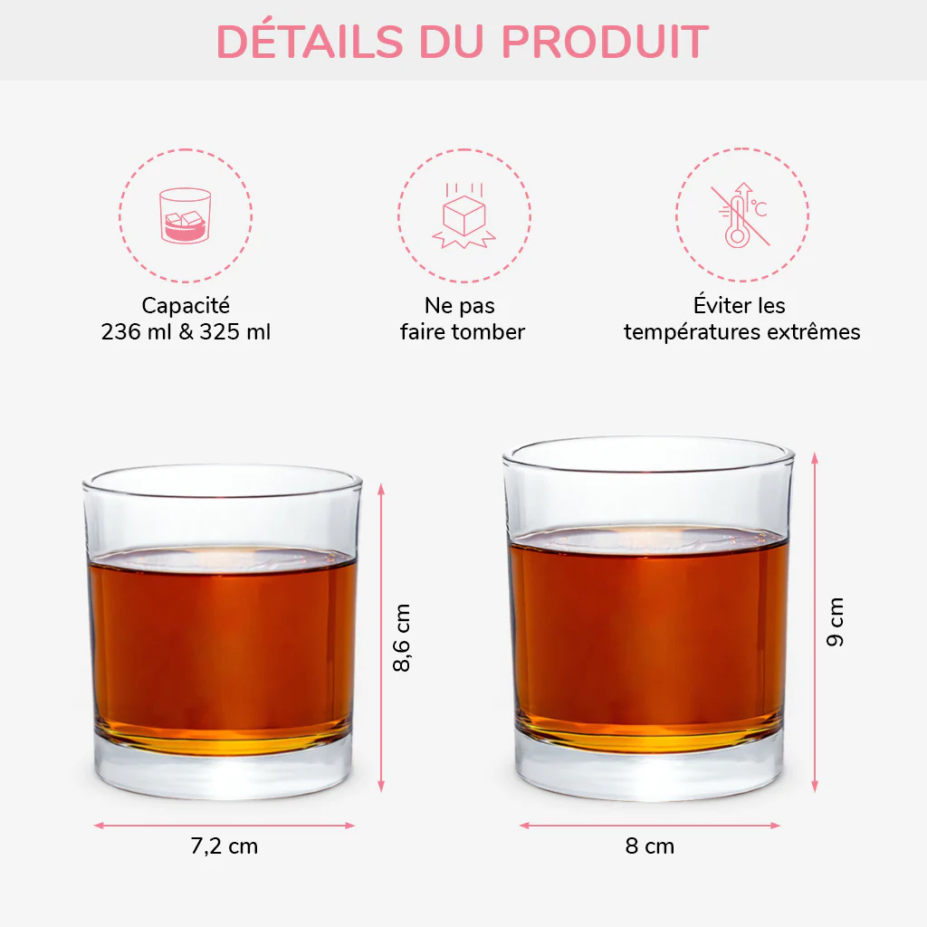 Verre À Whisky Personnalisé - S’il Y A Du Vin Et Des Chats - Image 3