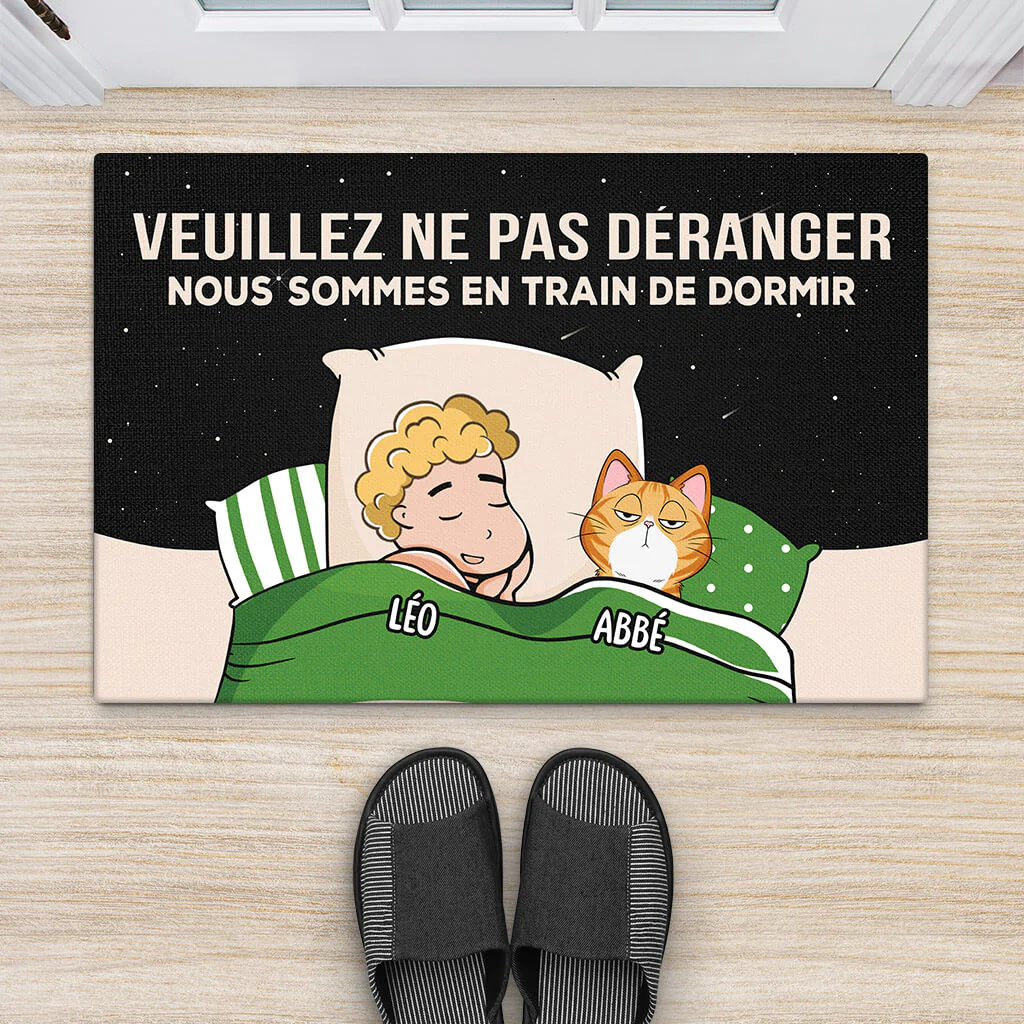 Paillasson Personnalisé Chat - Ne Pas Déranger - Image 2